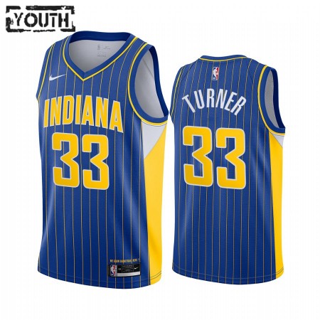 Kinder NBA Indiana Pacers Trikot Myles Turner 33 2020-21 City Edition Swingman